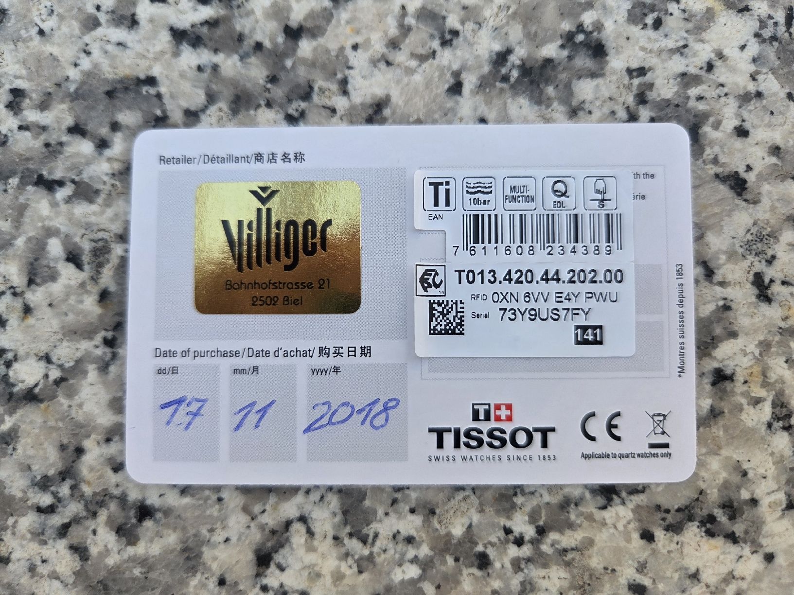Tissot Uhren: TISSOT T-Touch Solar – Neu (gemäss Beschreibung) aus Quartino von 123HOBIT 6