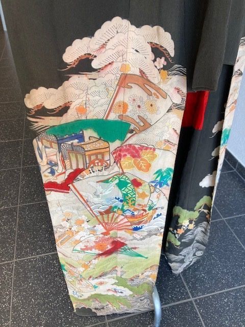 Kimonos: Kimono antik ca 1940, Seide handgemalt, handgenäht – Gebraucht aus Rapperswil von peter081 4