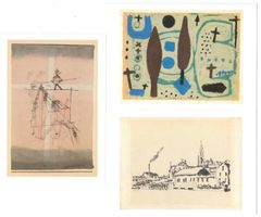 3 AK Kunstkarten Paul Klee