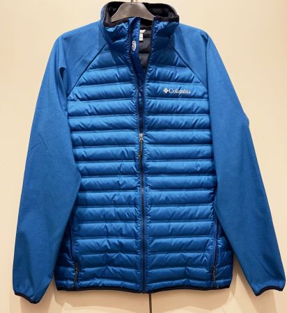 Doudoune hybride COLUMBIA 650, turquoise, taille S
