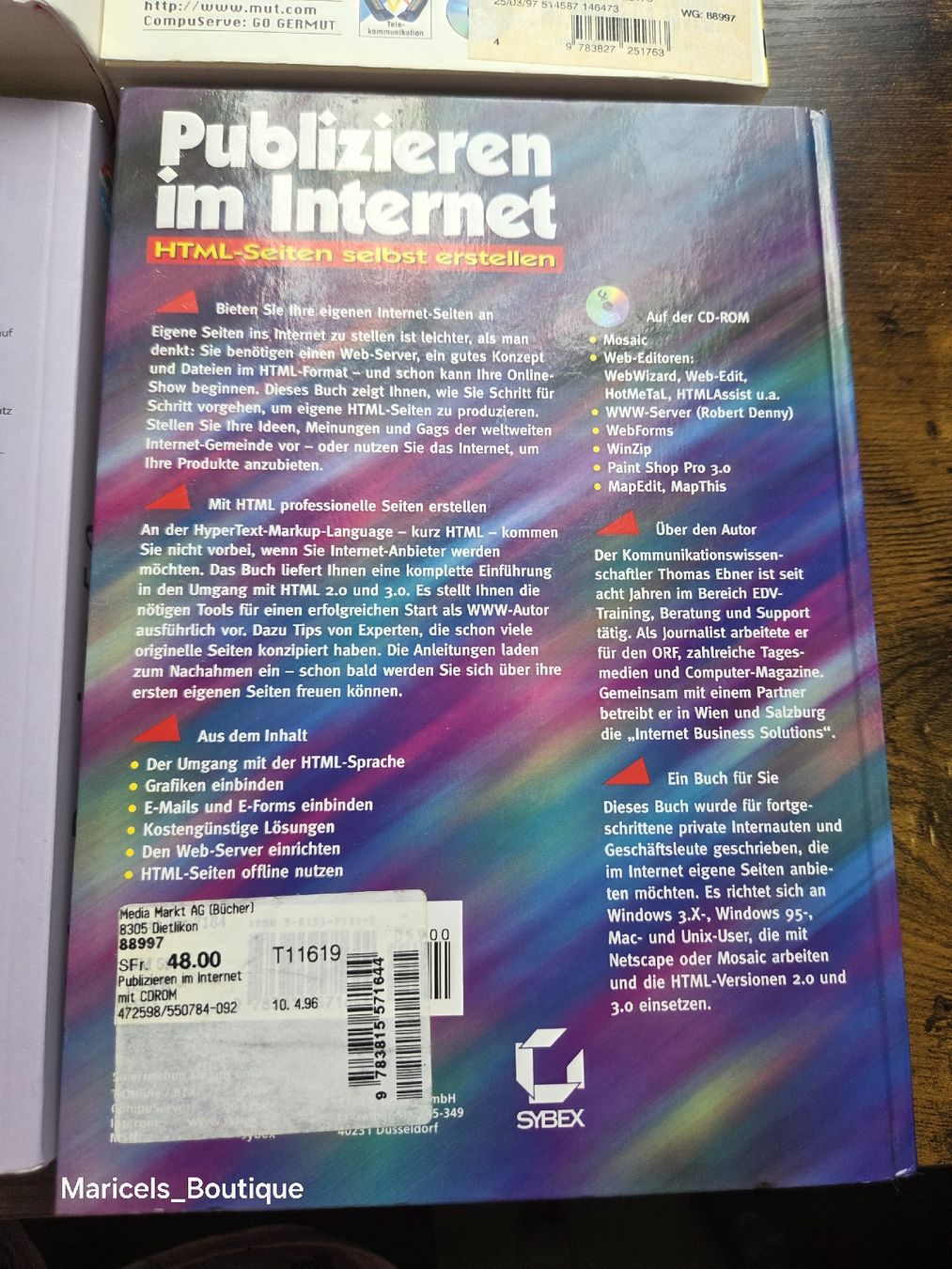Livres: 4 Computer Books: Basic, JS, Premiere, Internet – D'occasion à Winterthur par Maricels_Boutique 4