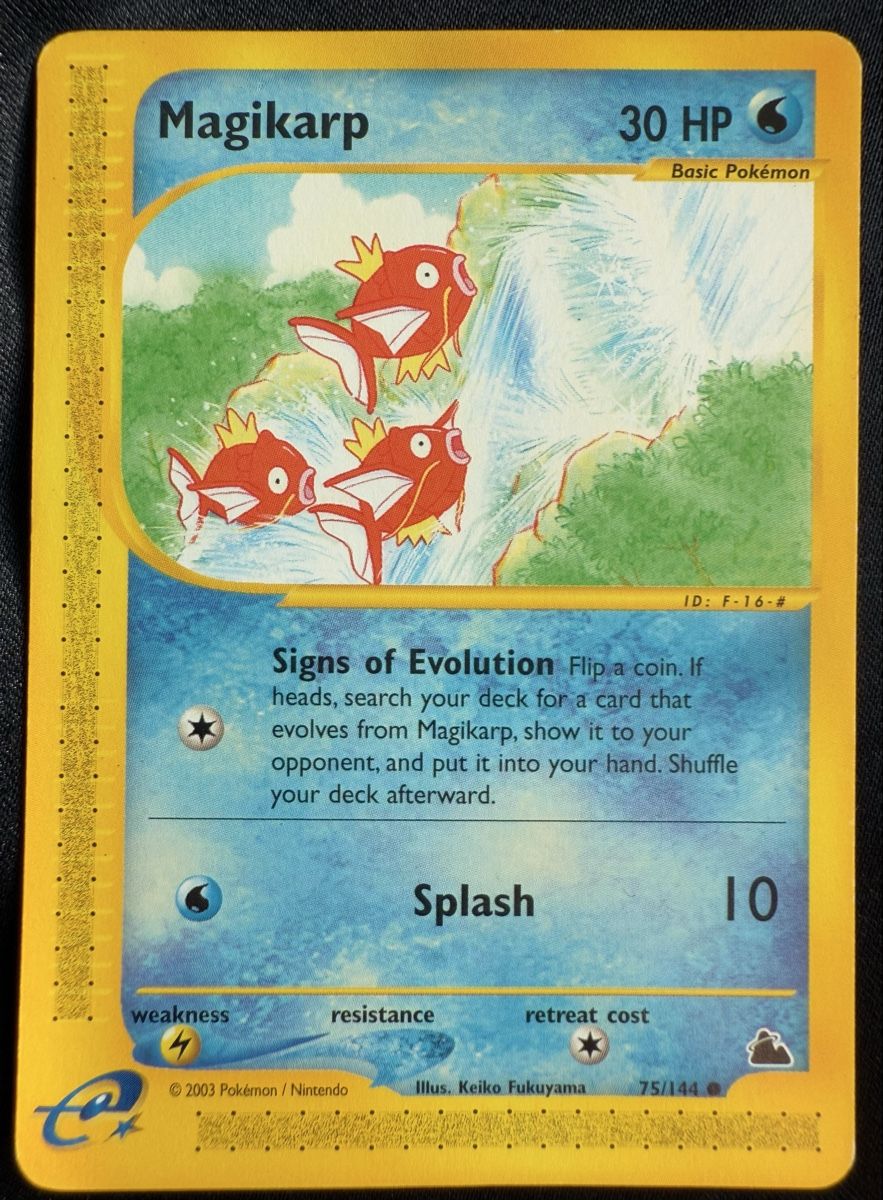 Pokémon Carte collezionabili: Magikarp Pokémon Skyridge - 75/144 – Nuovo (secondo la descrizione) da Winterthur venduto da SiddyPokemon