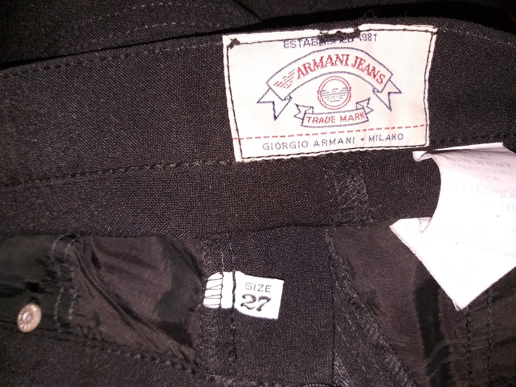 Armani Pantaloni: ARMANI  Pantalon/Hose    Taille / Grosse W27 – Usato da Cossonay-ville venduto da Super-Price-Quality 7