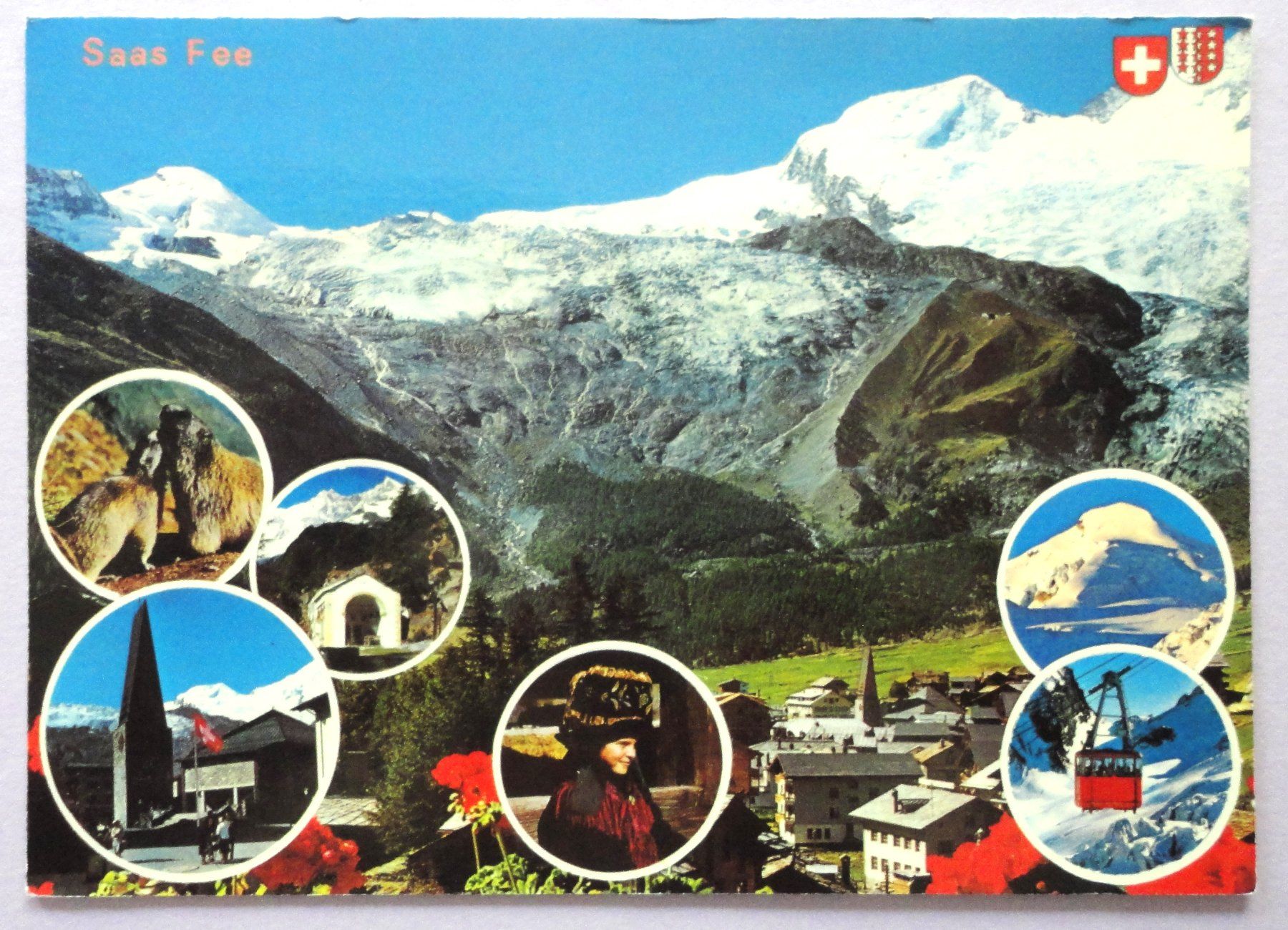 Cartoline postali: Saas Fee, Wallis – Difettoso da Fétigny venduto da Billy2miny