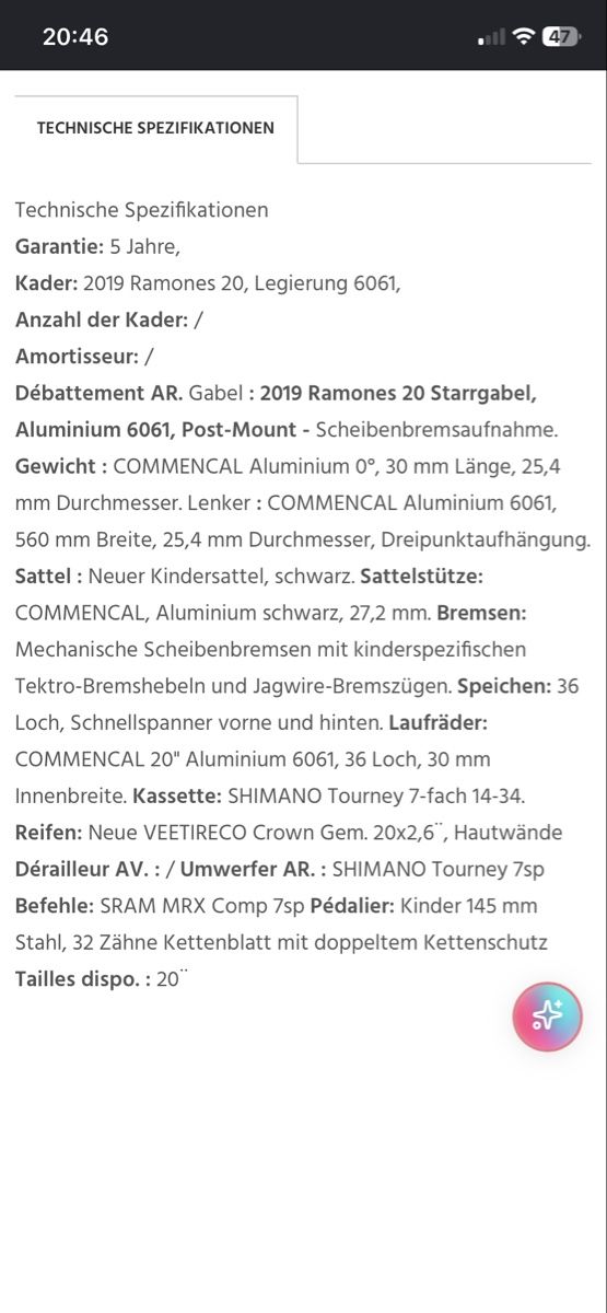 Commencal Biciclette: Kinderbike Commencal – Usato da Freienwil venduto da oss078 6