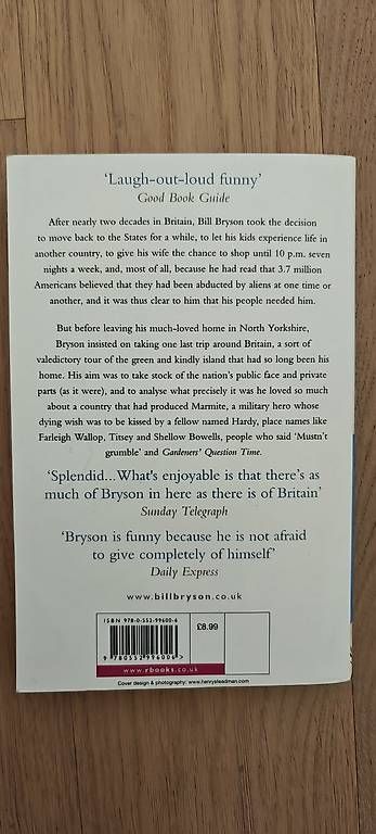 Libri: Bill Bryson "Notes from a small island" – Usato da Zürich venduto da ElizavetaT 1
