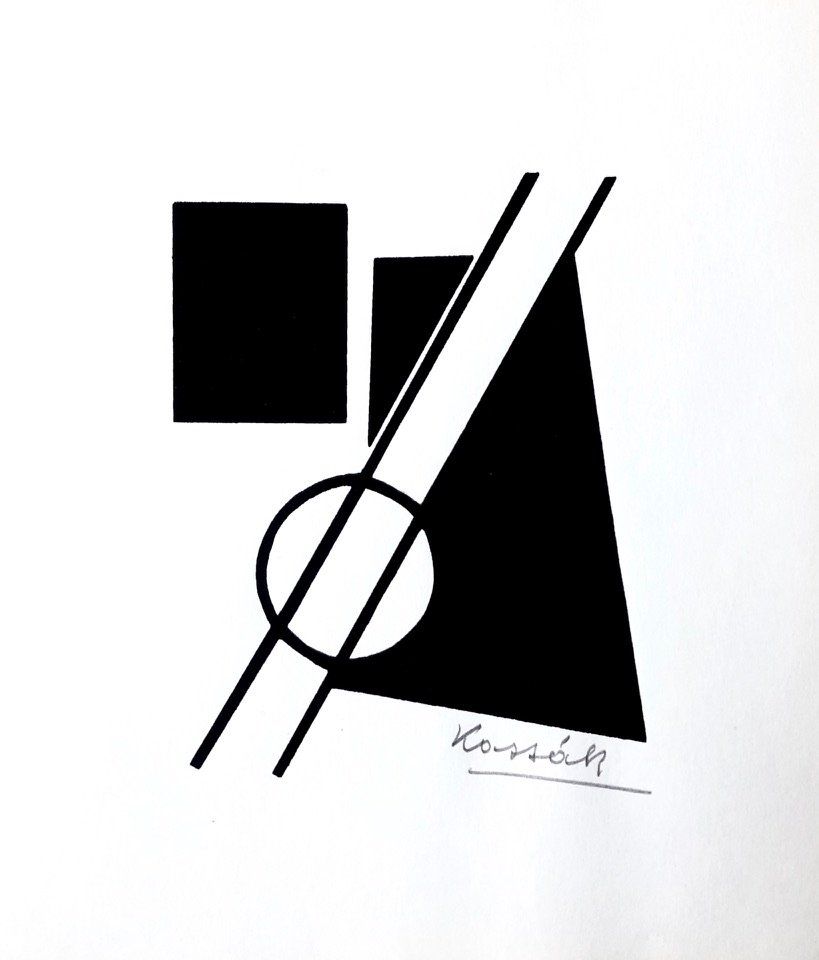 Grafiken & Lithographien: Lajos Kassák: Construction – Gebraucht aus Basel von Kunstkontor