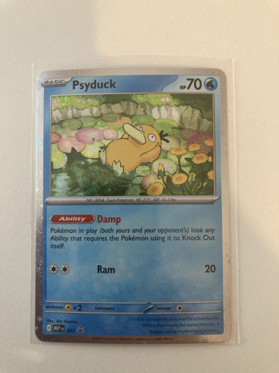 Pokémon Carte collezionabili: Psyduck 007 Promo EN – Nuovo (secondo la descrizione) da Wohlen AG venduto da Liridon22