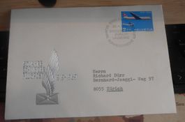 Briefumschlag 50 Jahre Schweizer Flugpost 1919-1969
