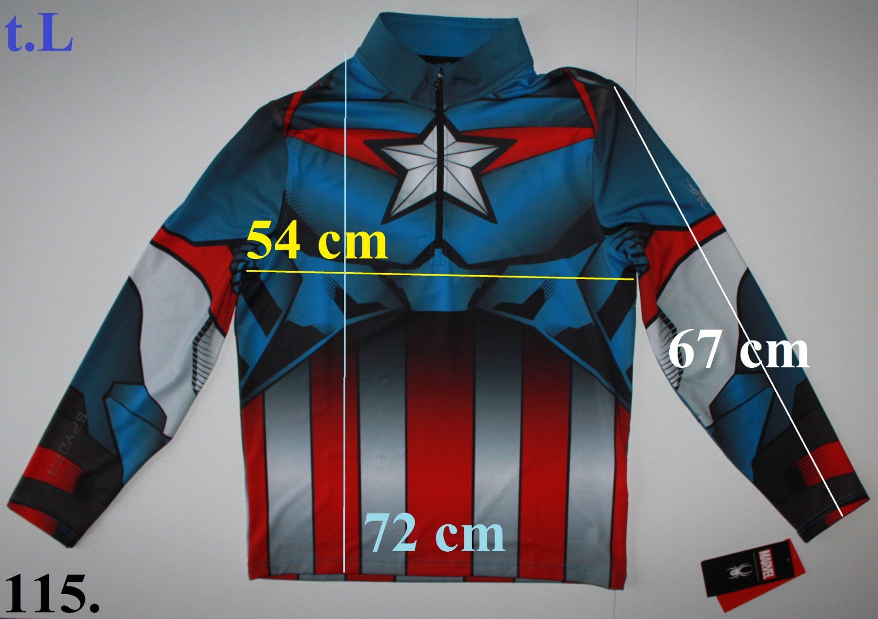 Spyder Maglioni & Felpe: Pull Spyder MARVEL Captain America  t. L  NP. 149 CHF   NEU! – Nuovo e nell'imballaggio originale da Peseux venduto da Gilloss 3