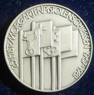 Medaglie: 25. Historisches Morgarten Pistolenschiessen 1957-1981 – Nuovo (secondo la descrizione) da Luzern venduto da Horoskop1