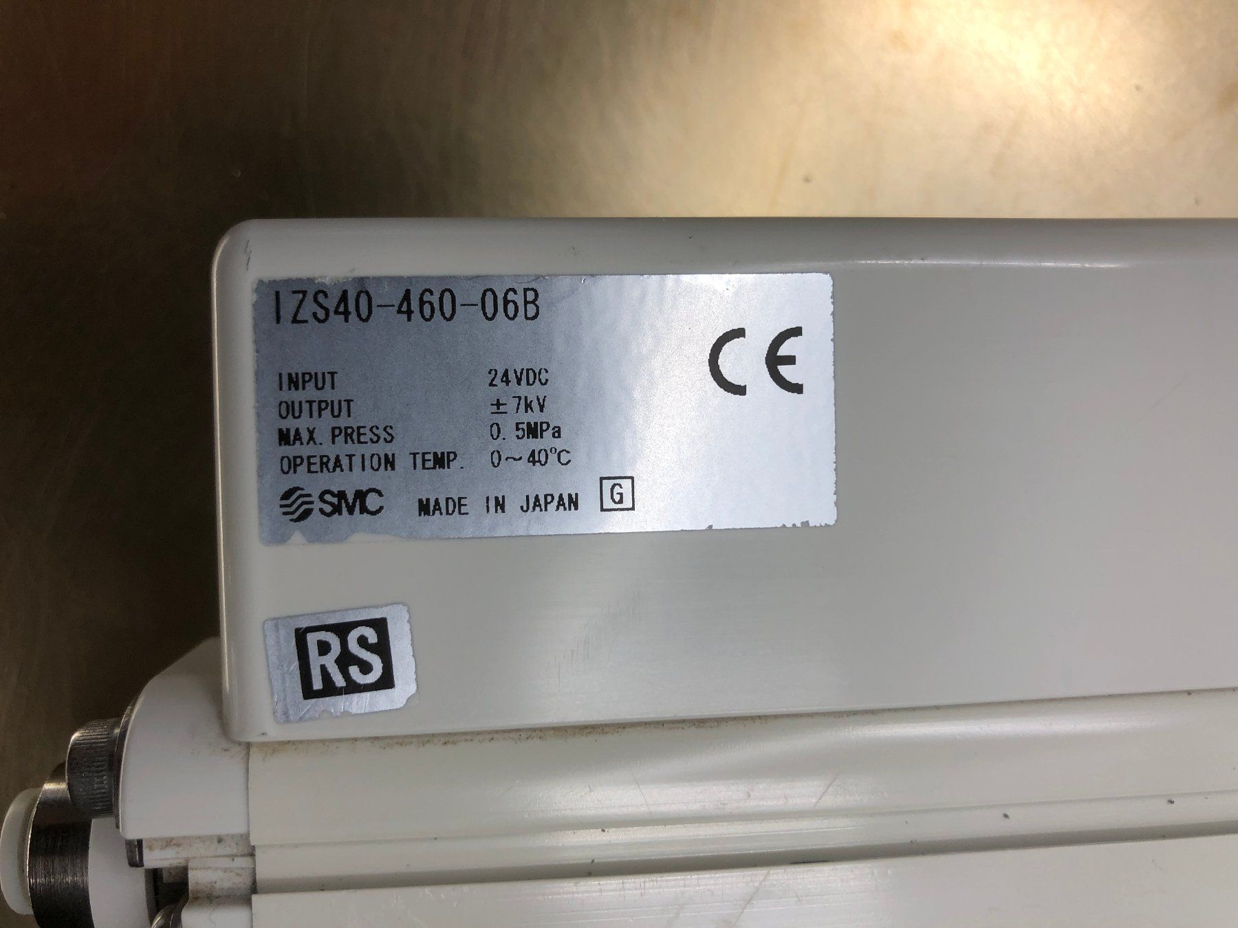 Componenti elettronici: SMC Ionizer izs40-460-06B – Usato da Laufenburg venduto da Sirluger 3