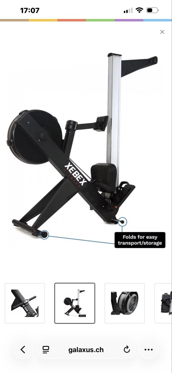 Hometrainer: Rudergerät XEBEX 2.0 Smart Connect – Nuovo (secondo la descrizione) da Ehrendingen venduto da Gintonic1991 5