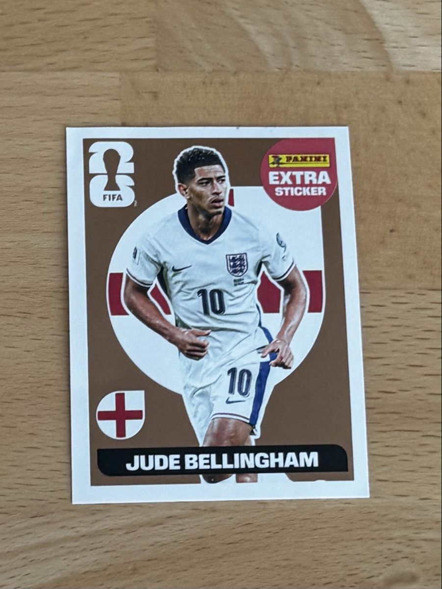 Jude Bellingham Panini Sticker FIFA 2026 Extra Bronze (Neu (gemäss ...