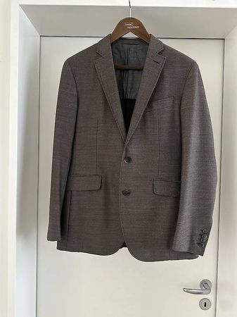 Hackett London Veston, Blazer: Olivgrün, Grösse 50