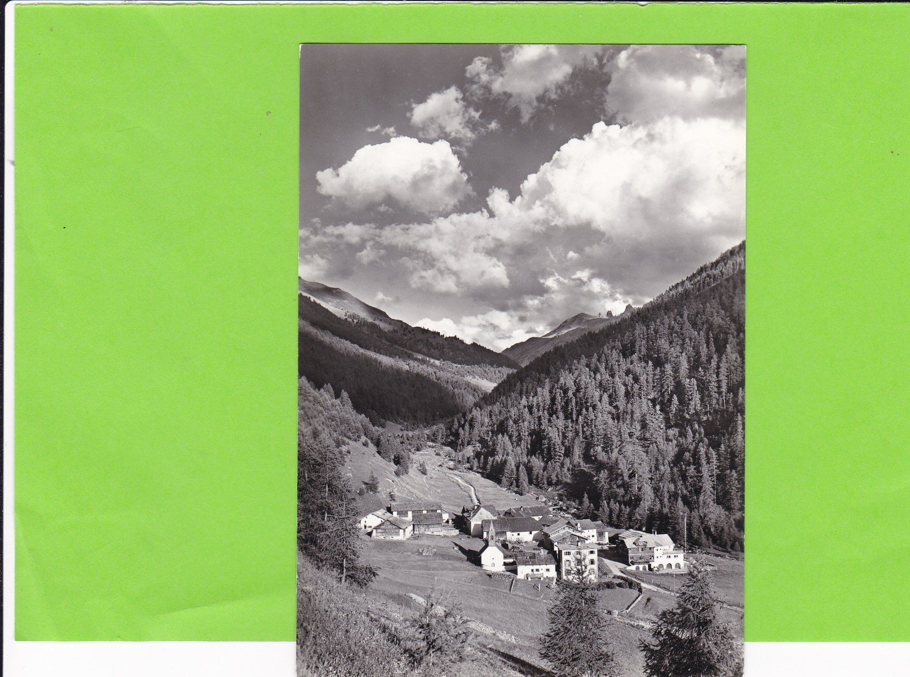 Cartoline postali: Scarl mit Blick gegen die Alpen – Usato da St. Peterzell venduto da neckertal