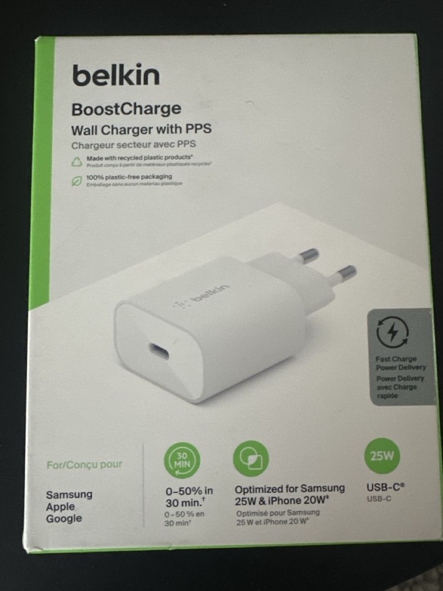 Belkin Caricabatterie: Belkin Ladegerät 25W USB-C Power Delivery – Nuovo e nell'imballaggio originale da Schöftland venduto da mel_solutions