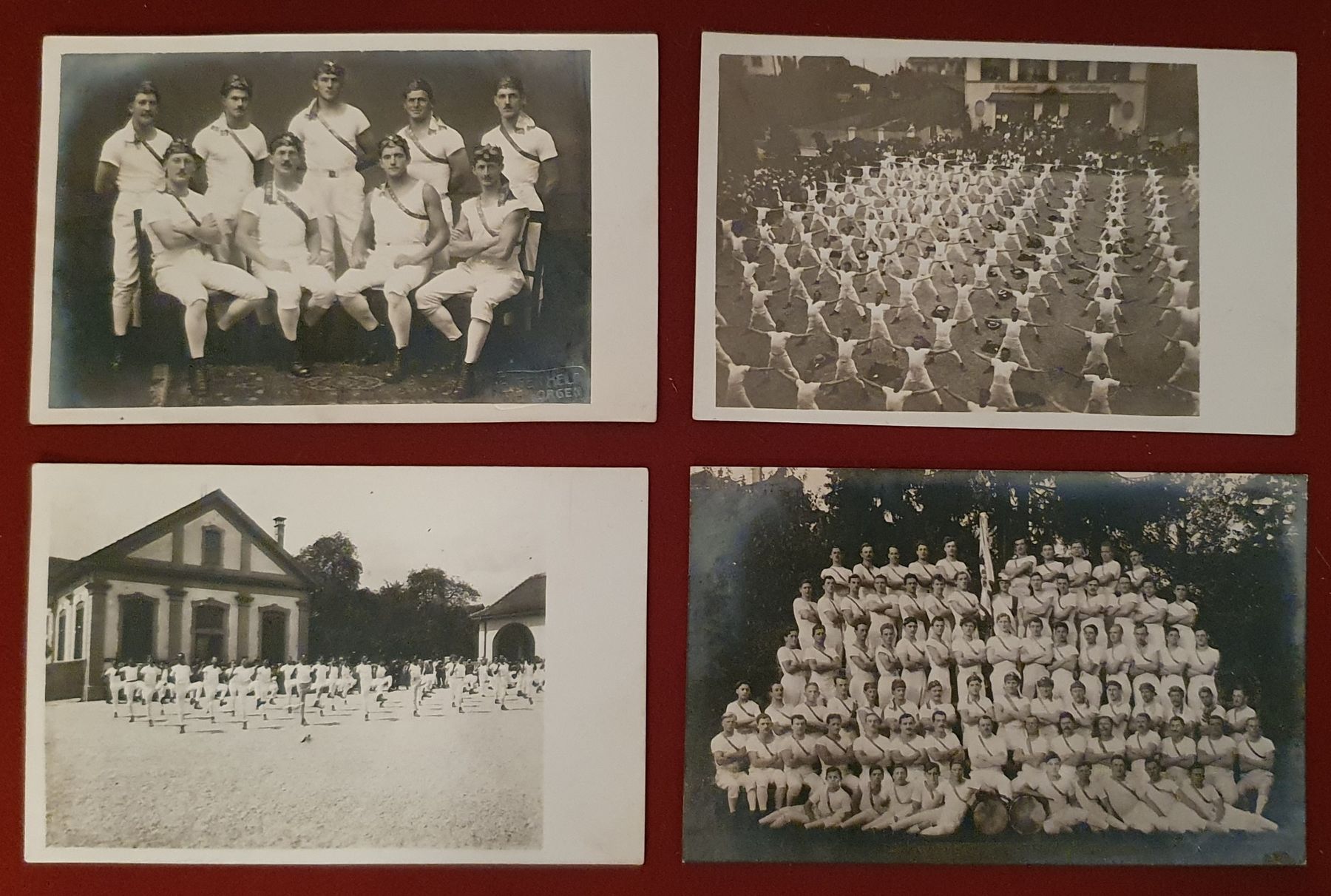 Ansichtskarten: 4 Ansichtskarten -Turnverein Horgen 1922, Jubiläum – Gebraucht aus Kreuzlingen von Rschweiz1