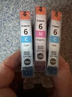 Canon Druckerpatronen 2xCyan BCI-6C, 1xMagenta BCI-6M