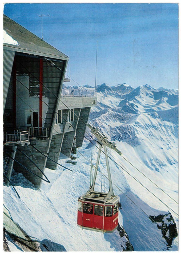 Ansichtskarten: Lenzerheide - Luftseilbahn Rothorn 2te Sektion – Gebraucht aus Binningen von Mountainrider