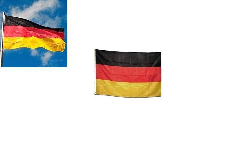 Deutschland Flagge 90 X 150 Cm – Polyester-Fahne Mit Metallösen