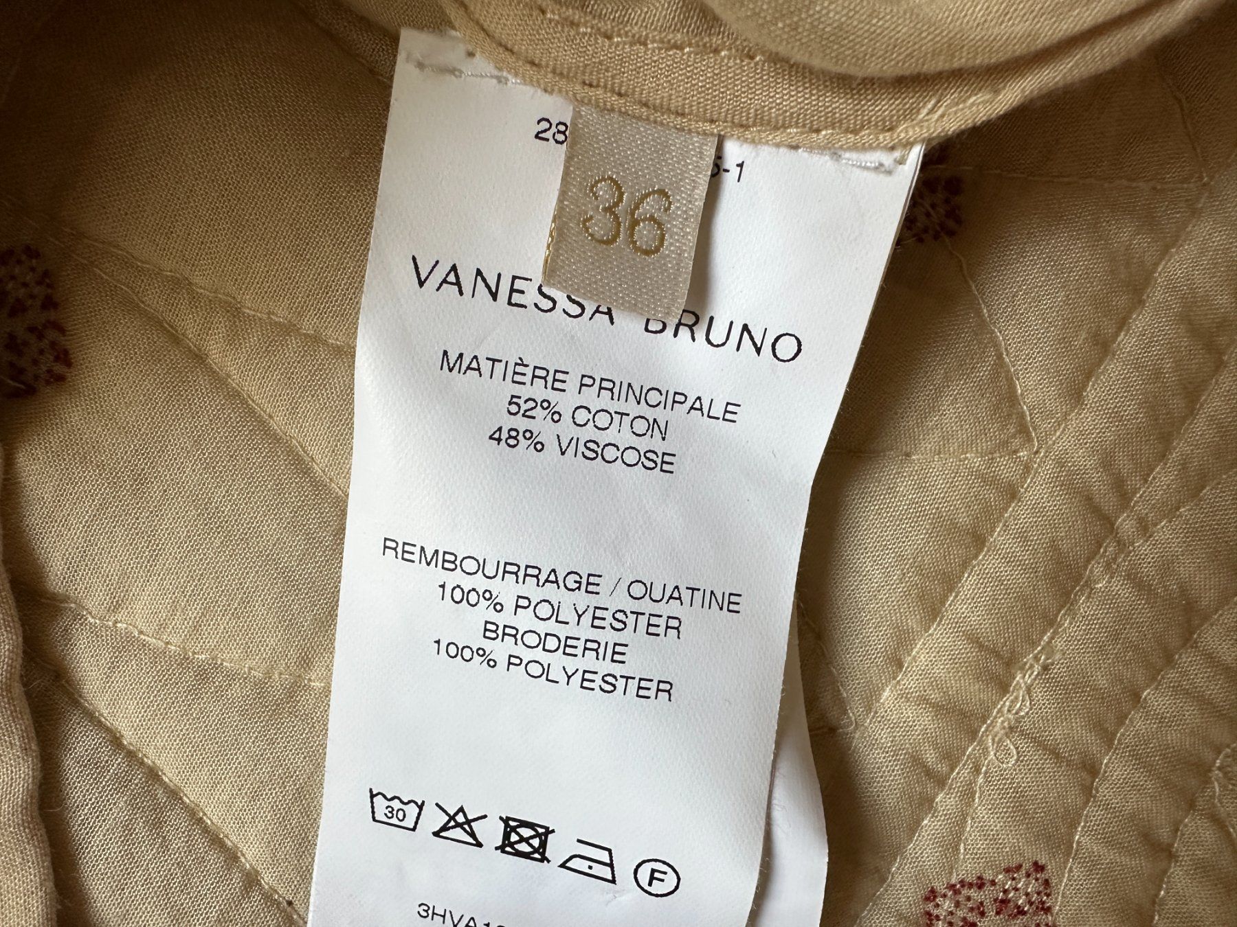 Vanessa Bruno Giacche: Vanessa Bruno bouti cotton and viscose lightweight jacket – Usato da Lausanne venduto da brixton 4