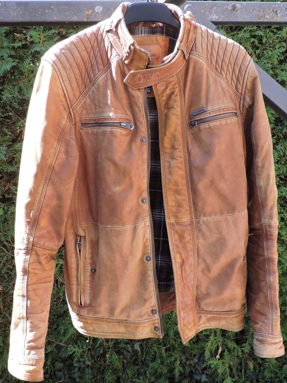Pull&Bear Giacche: Lederjacke, Pull&Bear genuine leather, gr. M38 – Usato da Bern venduto da sasa65