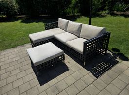 Gartenlounge / Balkonlounge mit Beistelltisch (Cane-Line)