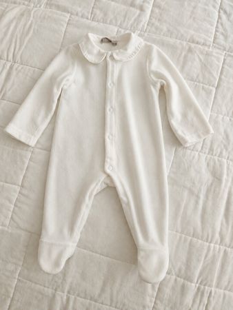 Baby Overall white size 3 months