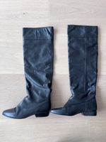 Schwarze Lederstiefel von Steven Gr 38 - Top Zustand 