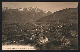 Monthey, Malevoz et vue generale, Gebirg