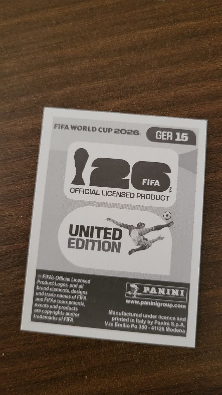 Panini Carte collezionabili: Panini Bild WM 26 von Musiala – Nuovo e nell'imballaggio originale da Dürnten venduto da Mde 1