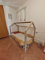 Kinderbett Hausbett Holz 90x200cm