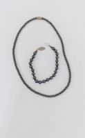 Ensemble Collier et Bracelet en Hématite