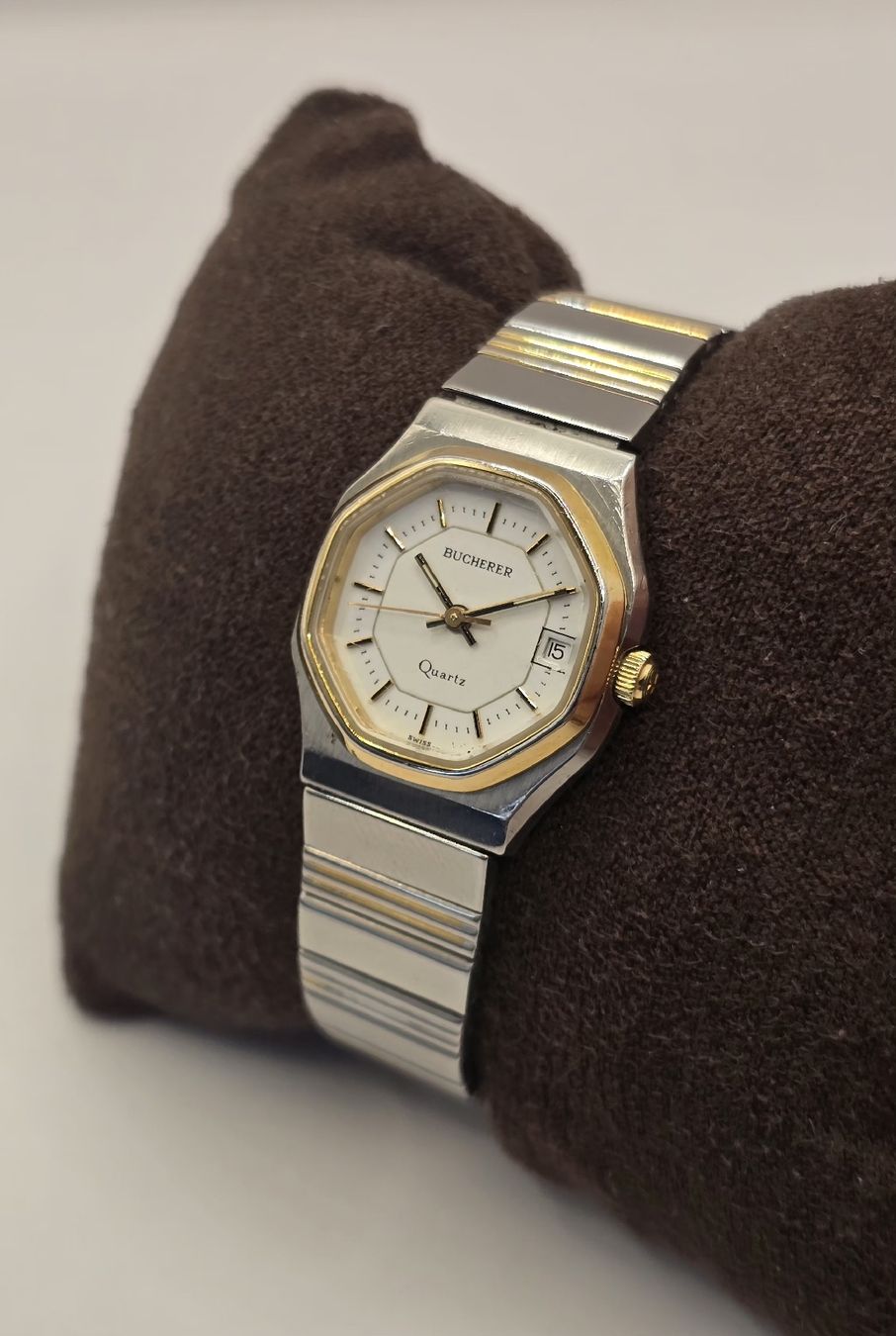 Bucherer Uhren: Bucherer Quartz Date Ladies 23,6mm – Defekt aus Minusio von AGSuhren 3