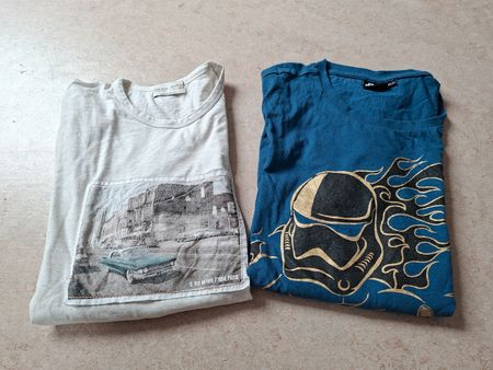 2 Langarm Shirts Gr. 158/164: Zara Boys+Star Wars!