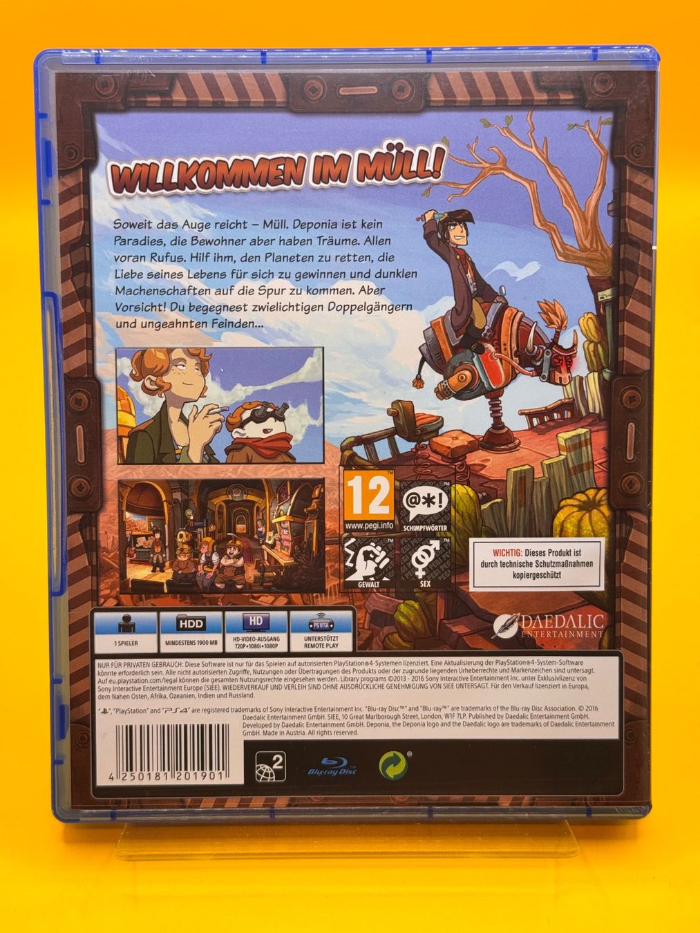 Sony Giochi: Deponia PS4 - Das Adventure Highlight – Usato da Oberwil b. Zug venduto da silver2024 1