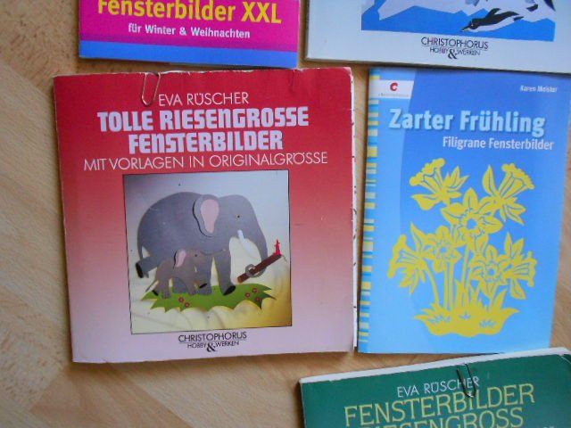 Bücher: Fensterbilder sehr schöne Bücher u Hefte – Gebraucht aus Flühli LU von primula-47 2