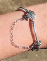 Silbernes Armband mit Hunde-Motiv🐾  19 cm Neu
