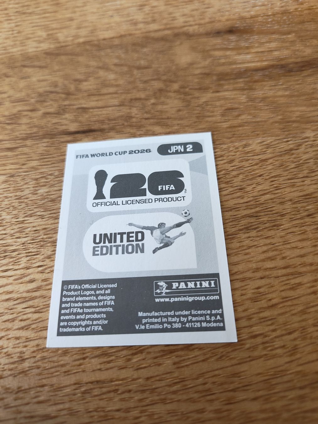 Panini Carte collezionabili: Panini Wm 2026 Jpn 2 – Nuovo (secondo la descrizione) da Lieli venduto da Maholo 1