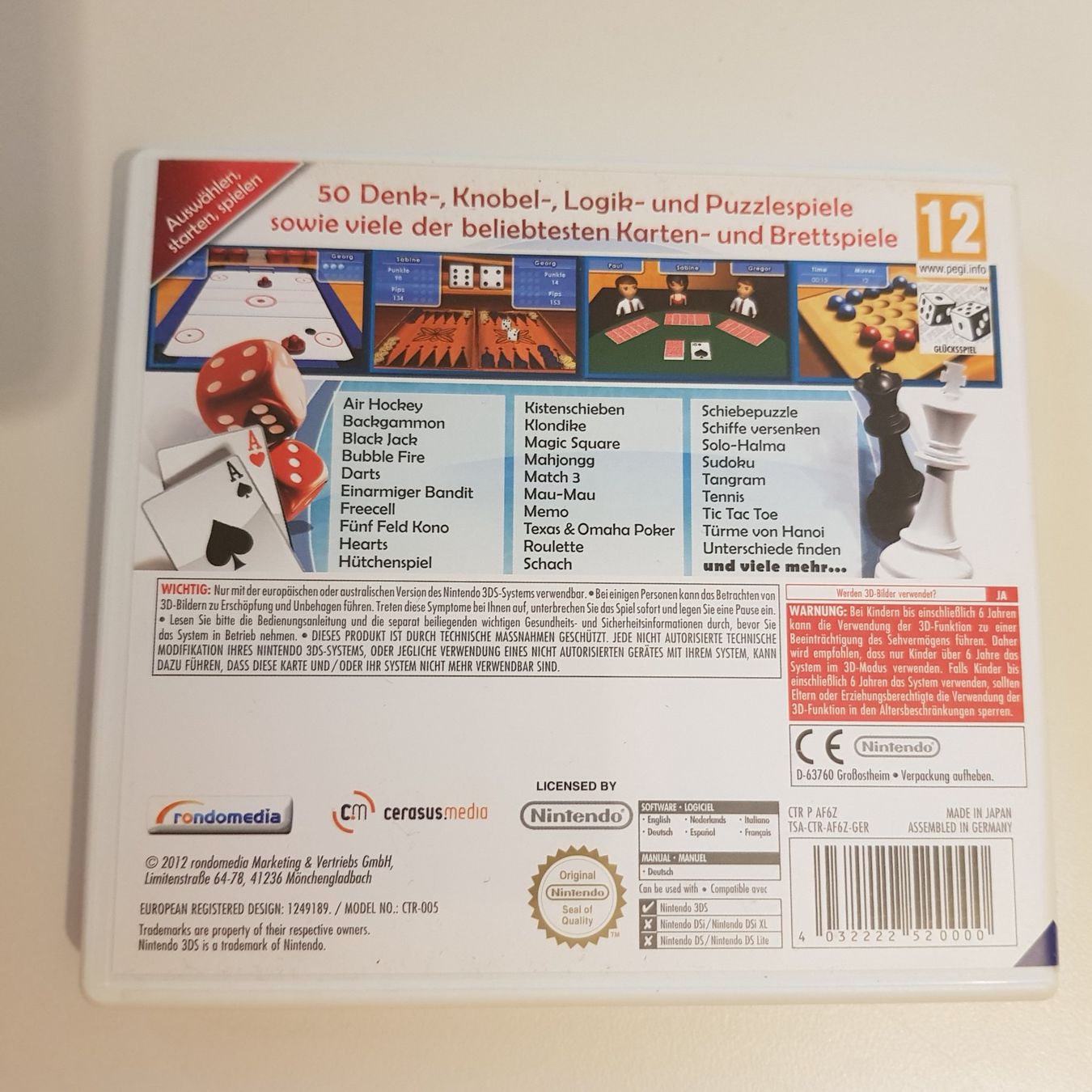 Nintendo Giochi: 50 Denk & Logik Spiele /3DS – Usato da Münchenstein venduto da 2DGames 1