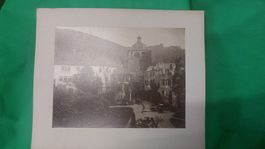  Sloss, Historisches Foto Schloss Heidelberg 