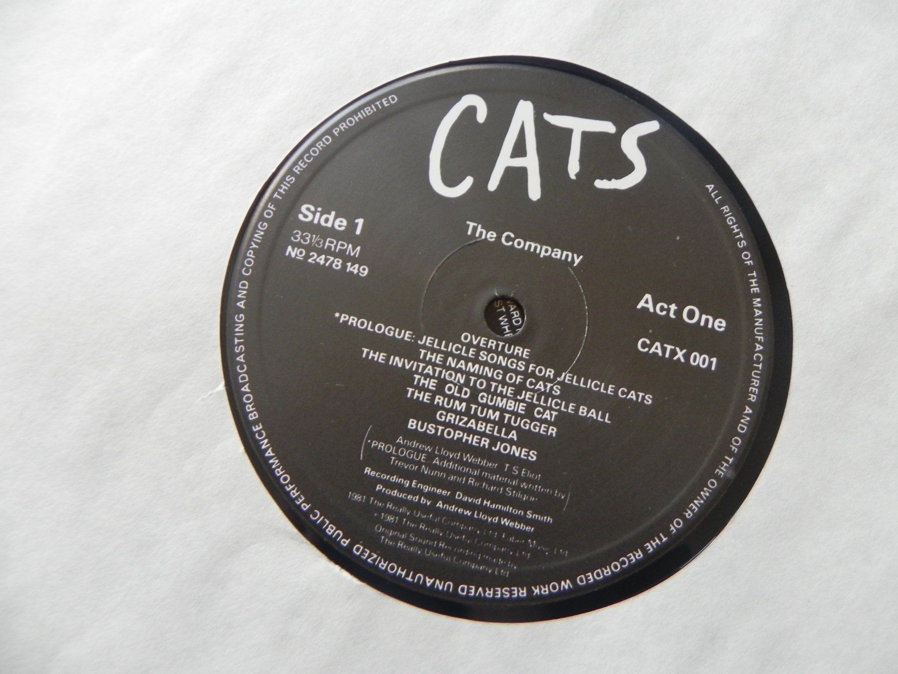 Schallplatten: Doppel LP Musical Cats 1981 Broadway Andrew Lloyd Webber – Gebraucht aus Siebnen von krimsie 4