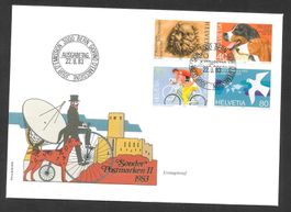 FDC Serie 701 - 704 ET Bern 22.8.1983 schön illustriert