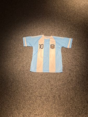 Fussballtrikot Argentinien 10 Grösse 158