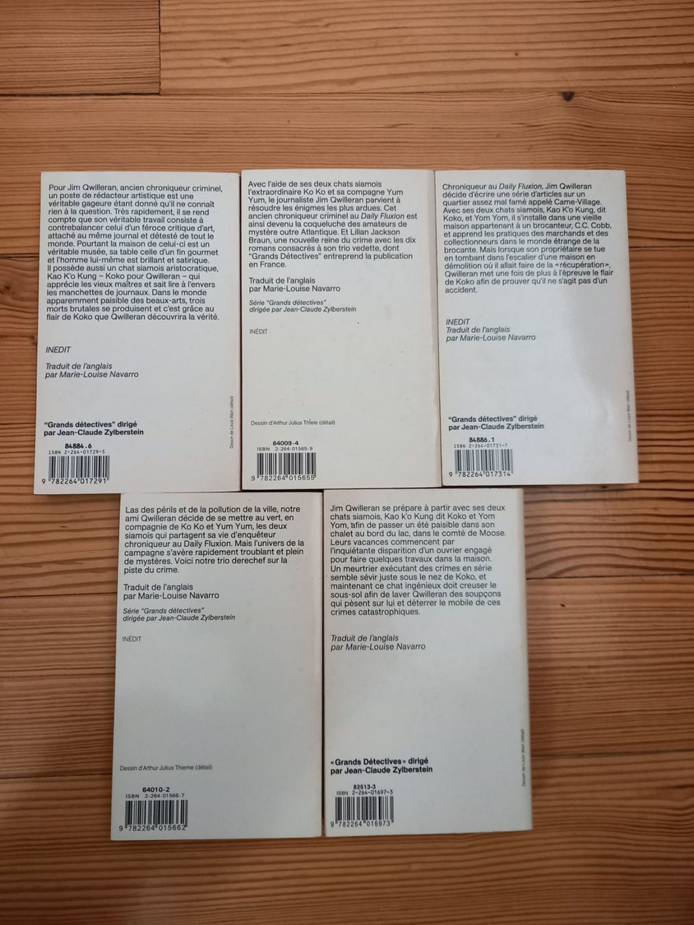 Libri: Lilian Jackson Braun "Le chat qui..." – Usato da Neuchâtel venduto da Dualseele 1