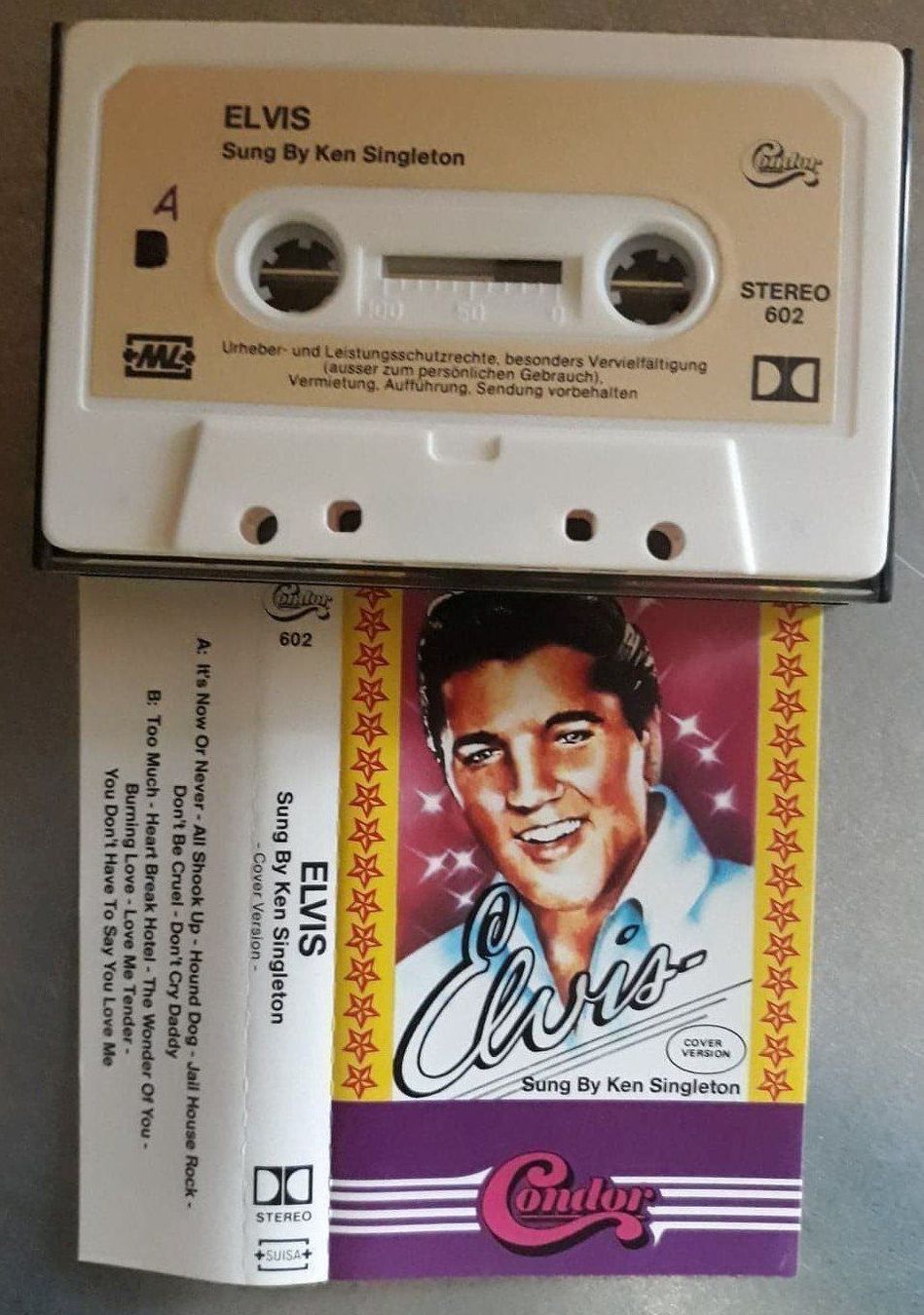 Kompaktkassetten: ELVIS PRESLEY - cassette - Switzerland – Gebraucht aus Le Locle von PereiraHugo 1
