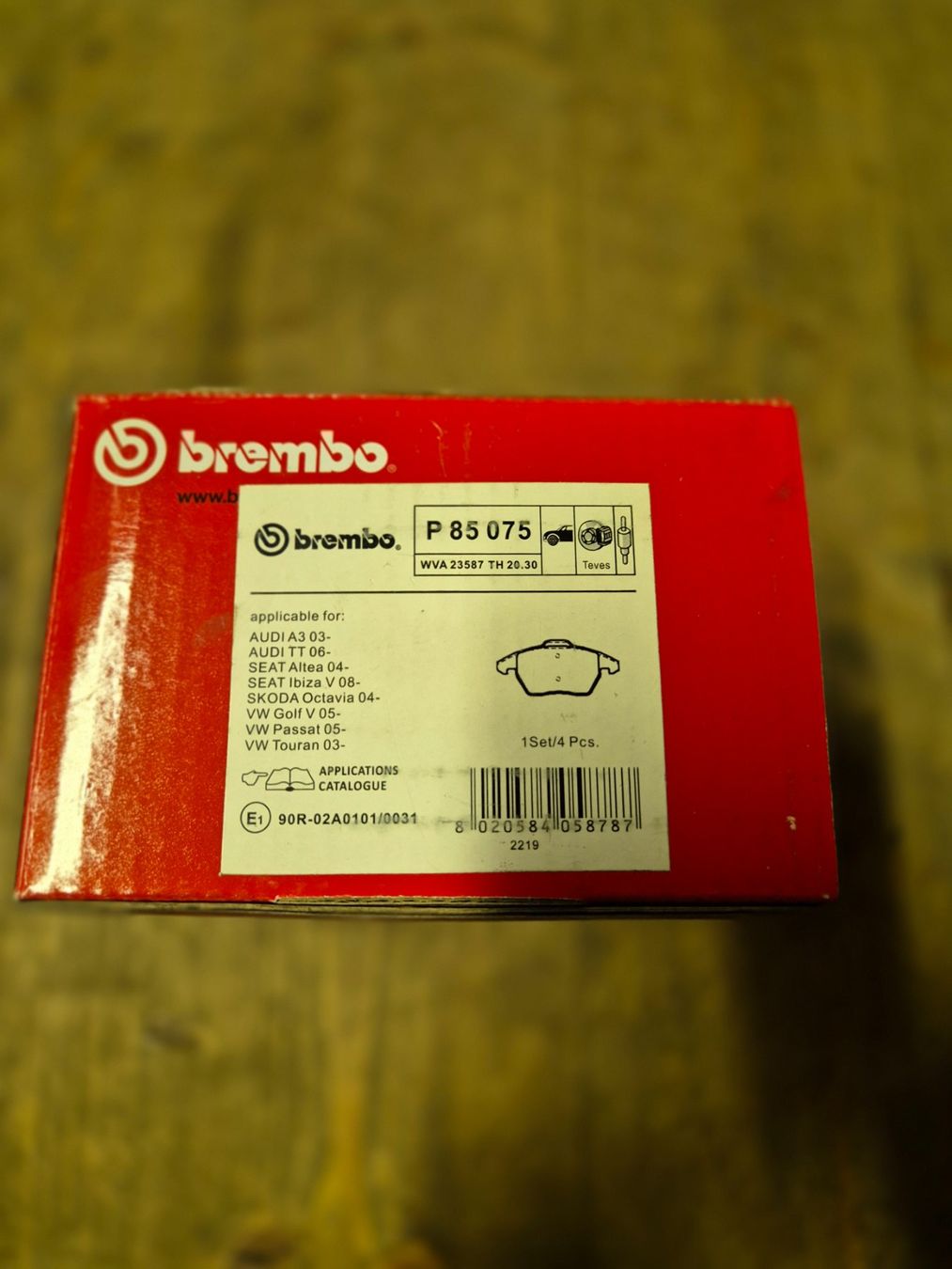 Brembo Tutti pezzi di ricambio auto: Brembo Bremsbeläge Audi, VW, Skoda – Usato da brunnadern venduto da gtpower87