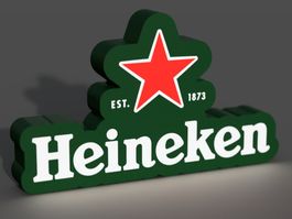 Light Box / Logo Lumineux Heineken - USB