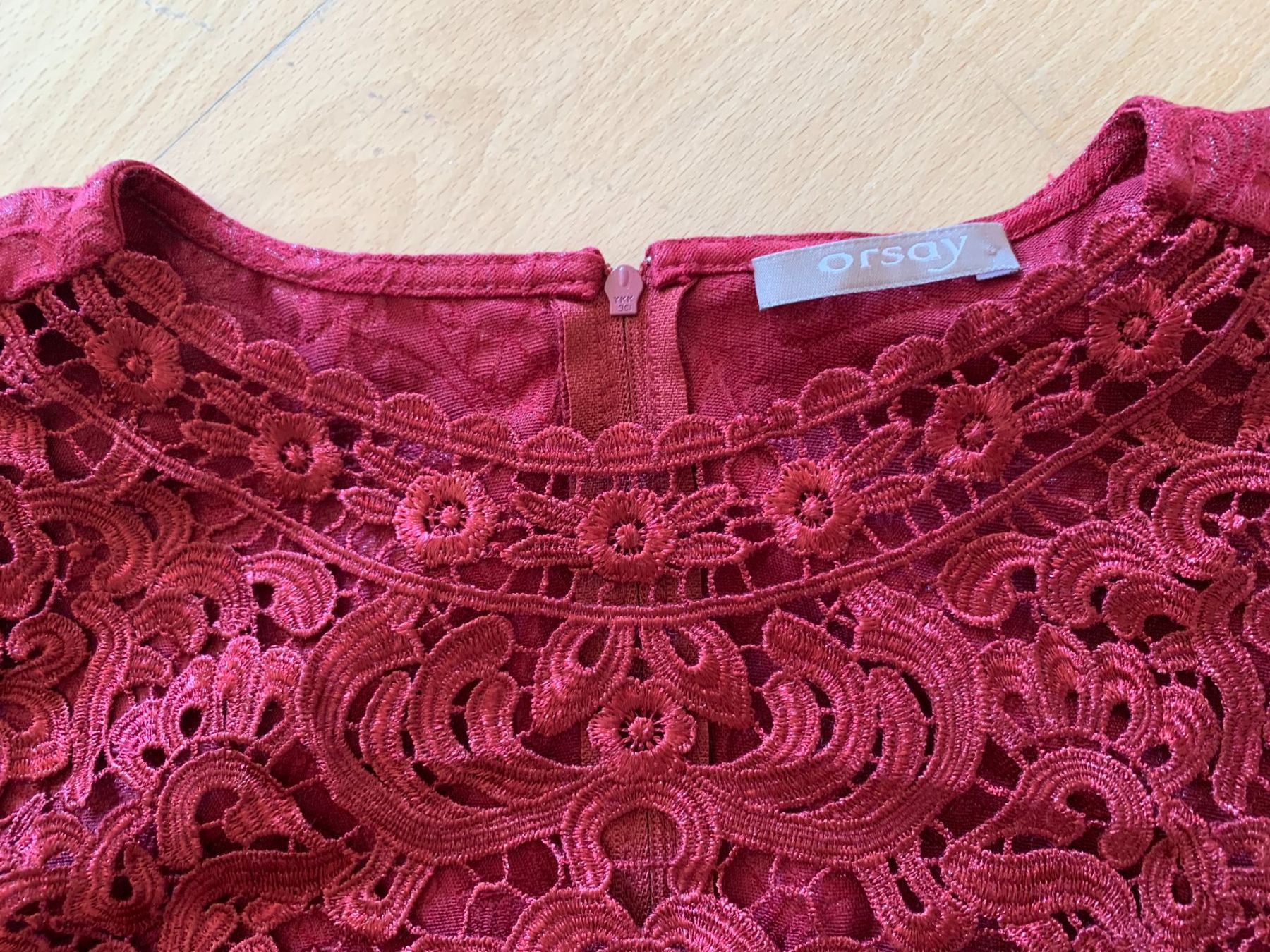 Orsay Kleider: Orsay Damen Kleid, Gr. 36, Bordeaux – Gebraucht aus Worb von farben20zauber 2